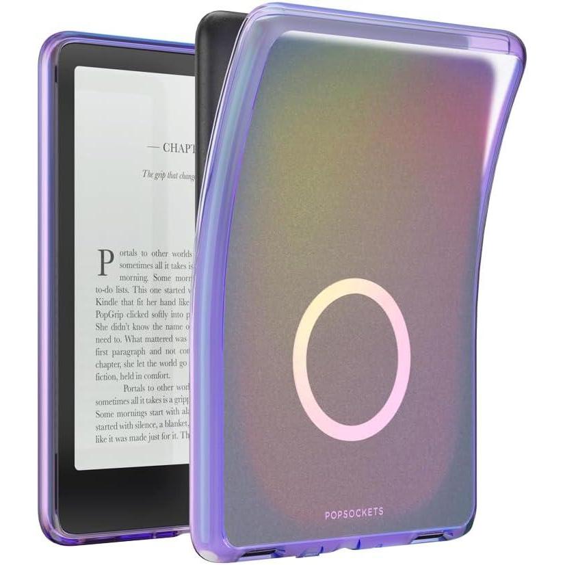 imagePopSockets Kindle Paperwhite Case 12th Gen 7 202425 Signature Edition ampamp Colorsoft  Slim Protective Cover with Builtin MagSafe Ring for MagSafe PopGrip EReader Accessory  Aura