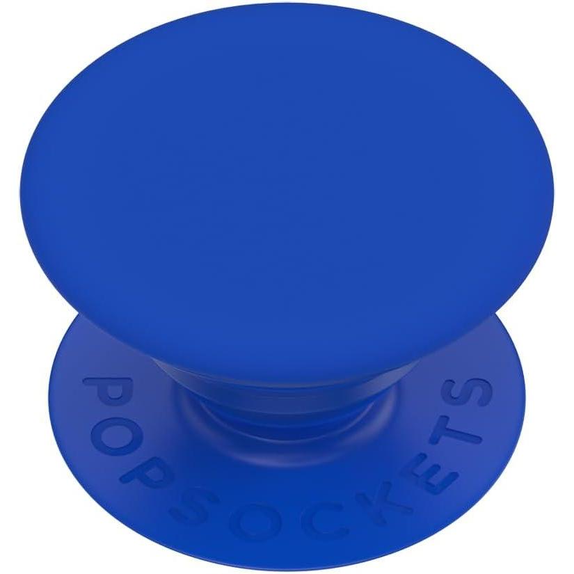 imagePopSockets SuckUp Suction Grip ampamp Stand 3in1 MagSafe Phone Mount for iPhone Strong Hold on Mirrors ampamp Glass Swappable Top Portable ampamp Reusable  ClearCobalt