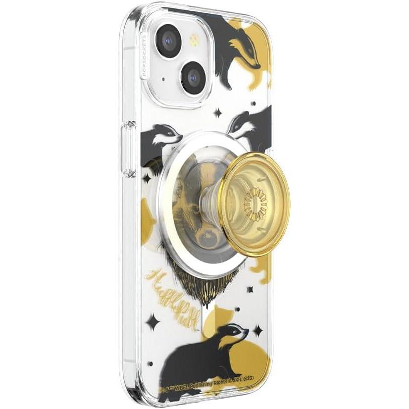 imagePopSockets iPhone 17 Pro Phone Case Compatible with MagSafe for iPhone 17 Pro Wireless Charging Compatible Case Only  Herbology in SpringHufflepuff