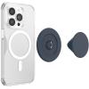PopSockets Suck-Up™ Suction Grip & Stand, 3-in-1 MagSafe Phone Mount for iPhone, Strong Hold on Mirrors & Glass, Swappable Top, Portable & Reusable – Clear(Soft Touch Navy)