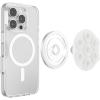 PopSockets Suck-Up™ Suction Grip & Stand, 3-in-1 MagSafe Phone Mount for iPhone, Strong Hold on Mirrors & Glass, Swappable Top, Portable & Reusable – Clear(Clear)