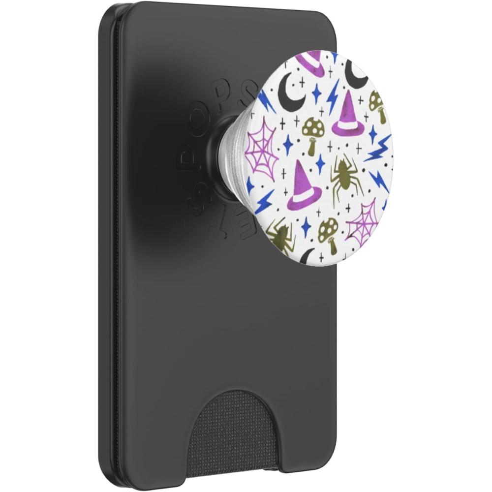 imagePopSockets Fall Phone Grip ampamp Stand  Witch Print PopSockets PopGrip for MagSafeMagnetic PopWallet
