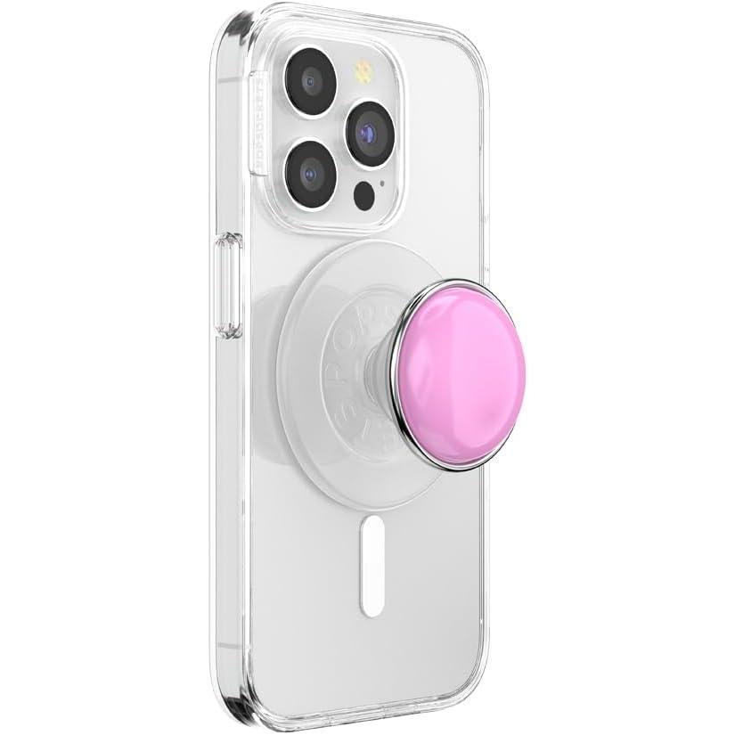imagePopSockets Phone Grip for MagSafe with Kickstand Magnetic Stand Swappable Top Secure Hold for iPhone MagSafe Cases Phone ampamp Tablet Grip  Enamel AstroLuxe BonBon Femme Bot