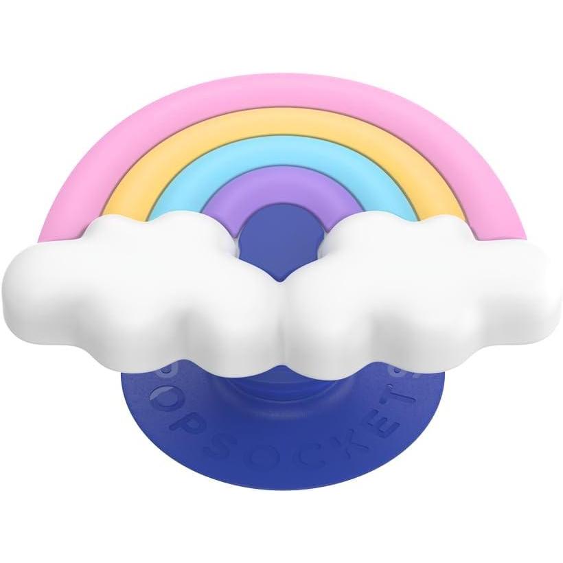 imagePopSockets Phone Grip for MagSafe with Kickstand Magnetic Stand Swappable Top Secure Hold for iPhone MagSafe Cases Phone ampamp Tablet Grip Enamel Heart of GoldPopOut Rainbow