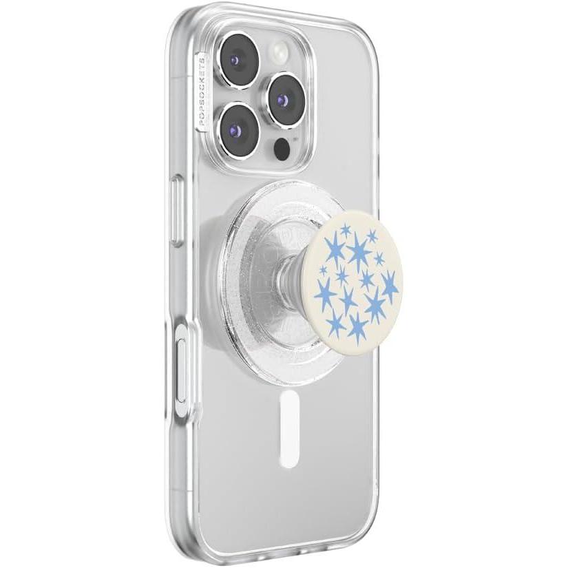 imagePopSockets Phone Grip for MagSafe with Kickstand Magnetic Stand Swappable Top Secure Hold for iPhone MagSafe Cases Phone ampamp Tablet Grip  Enamel Heart of GoldStargazer