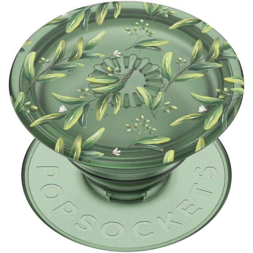 imagePopSockets Phone Grip for MagSafe with Kickstand Magnetic Stand Swappable Top Secure Hold for iPhone MagSafe Cases Phone ampamp Tablet Grip Cute PopSockets  Enamel Coconut CrmeOlive