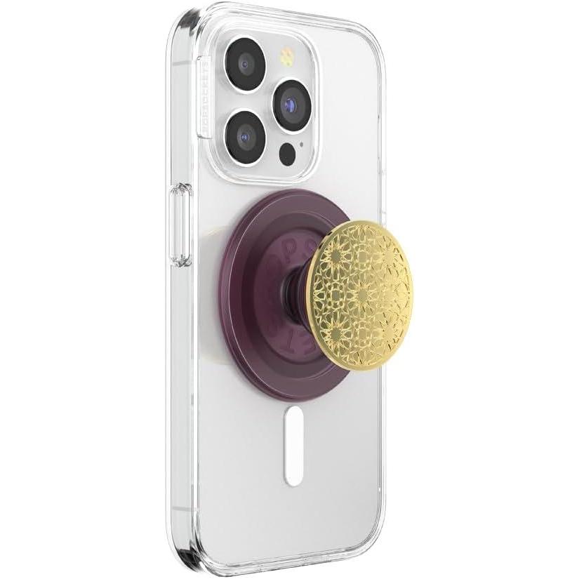 imagePopSockets Phone Grip for MagSafe with Kickstand Magnetic Stand Swappable Top Secure Hold for iPhone MagSafe Cases Phone ampamp Tablet Grip Cute PopSockets  Enamel StampedEnamel Mosaic