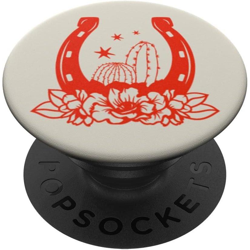 imagePopSockets Phone Grip with Expanding Kickstand  Lucky Spur PopSockets PopGrip for MagSafeAdhesive PopGrip