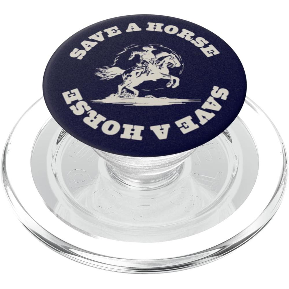 imagePopSockets Phone Grip with Expanding Kickstand Save A Horse PopSockets PopGrip for MagSafeMagnetic PopGrip