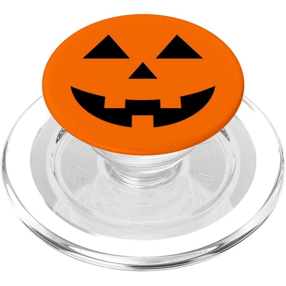imageSpooky JackOLantern Halloween Pumpkin PopSockets PopGrip Swappable Grip for Phones ampamp Tablets PopSockets PopGrip for MagSafeMagnetic PopGrip