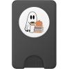 Cute Ghost Books Pumpkin Book Reading Halloween Bookish PopSockets PopGrip for MagSafe(Magnetic PopWallet)