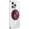 PopSockets Phone Grip for MagSafe with Kickstand, Magnetic Stand, Swappable Top, Secure Hold for iPhone MagSafe Cases, Phone & Tablet Grip – Alum Radial Oxblood(Radial Oxblood)