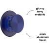 PopSockets Phone Grip for MagSafe with Kickstand, Magnetic Stand, Swappable Top, Secure Hold for iPhone MagSafe Cases, Phone & Tablet Grip – Alum Radial Oxblood(French Navy)