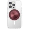 PopSockets Phone Grip for MagSafe with Kickstand, Magnetic Stand, Swappable Top, Secure Hold for iPhone MagSafe Cases, Phone & Tablet Grip – Alum Radial Oxblood(Radial Oxblood)