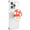 PopSockets Phone Grip for MagSafe with Kickstand, Magnetic Stand, Swappable Top, Secure Hold for iPhone MagSafe Cases, Phone & Tablet Grip – Enamel Heart of Gold(PopOut Shroomie)