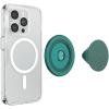 PopSockets Phone Grip for MagSafe with Kickstand, Magnetic Stand, Swappable Top, Secure Hold for iPhone MagSafe Cases, Phone & Tablet Grip, Cute PopSockets – Enamel Stamped(Enamel Hammered Fresh Pine)