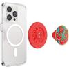 PopSockets Phone Grip for MagSafe with Kickstand, Magnetic Stand, Swappable Top, Secure Hold for iPhone MagSafe Cases, Phone & Tablet Grip, Cute PopSockets – Enamel Coconut Crème(Enamel Tomato)