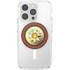 PopSockets Phone Grip for MagSafe with Kickstand, Magnetic Stand, Swappable Top, Secure Hold for iPhone MagSafe Cases, Phone & Tablet Grip, Cute PopSockets – Enamel Stamped(Sun Jewel Amber)