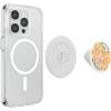 PopSockets Phone Grip for MagSafe with Kickstand, Magnetic Stand, Swappable Top, Secure Hold for iPhone MagSafe Cases, Phone & Tablet Grip, Cute PopSockets – Enamel Stamped(Desert Garden)