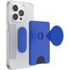 PopSockets Phone Wallet with Expanding Grip and Adapter Ring for MagSafe, Magnetic Phone Card Holder, Wireless Charging Compatible, Wallet Compatible with MagSafe/Samsung, Cute PopSockets – Latte(Cobalt)