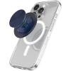PopSockets Phone Grip for MagSafe with Kickstand, Magnetic Stand, Swappable Top, Secure Hold for iPhone MagSafe Cases, Phone & Tablet Grip – Alum Radial Oxblood(French Navy)