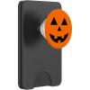 Spooky Jack-O-Lantern Halloween Pumpkin PopSockets PopGrip: Swappable Grip for Phones & Tablets PopSockets PopGrip for MagSafe(Magnetic PopWallet)