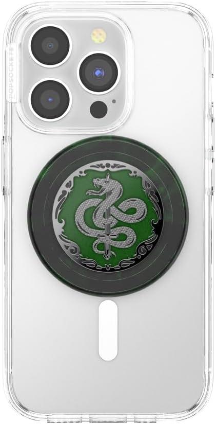 imagePopSockets Phone Grip for MagSafe Secure Magnetic Phone Grip ampamp Stand HandsFree Kickstand Wireless Charging Compatible Harry Potter Enamel Deathly HallowsHorcrux Nagini