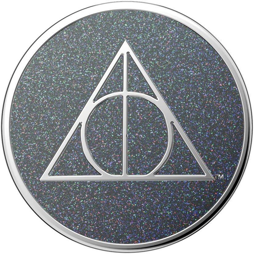 imagePopSockets Phone Grip for MagSafe Secure Magnetic Phone Grip ampamp Stand HandsFree Kickstand Wireless Charging Compatible Harry Potter Enamel Deathly HallowsHallows