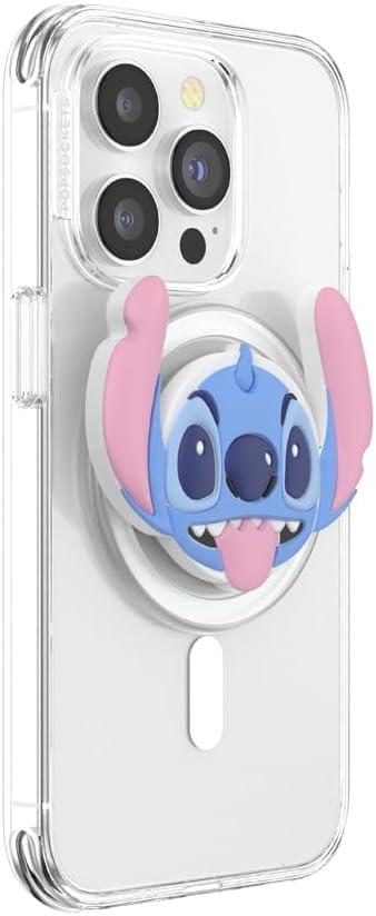 imagePopSockets Phone Grip for MagSafe with Kickstand Magnetic Stand Swappable Top Secure Hold for iPhone MagSafe Cases Phone ampamp Tablet Grip Disney PopOut Dreamy StitchDreamy Stitch