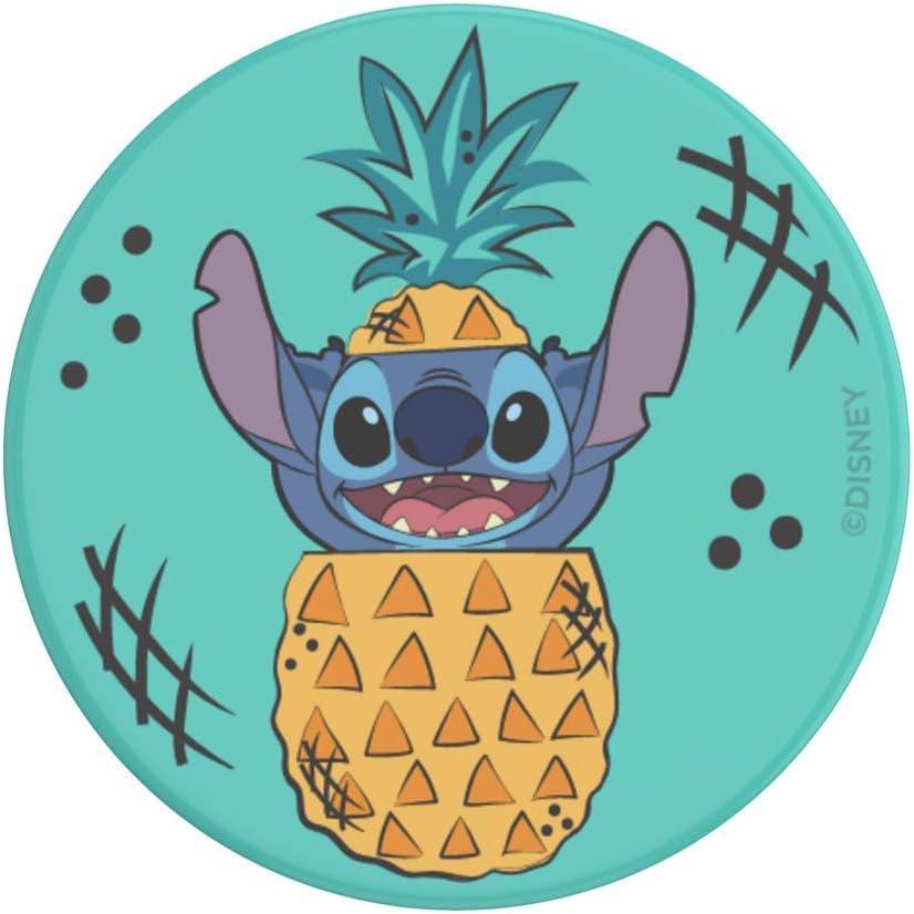 imagePopSockets Phone Grip for MagSafe with Kickstand Magnetic Stand Swappable Top Secure Hold for iPhone MagSafe Cases Phone ampamp Tablet Grip Disney PopOut Dreamy StitchPineapple