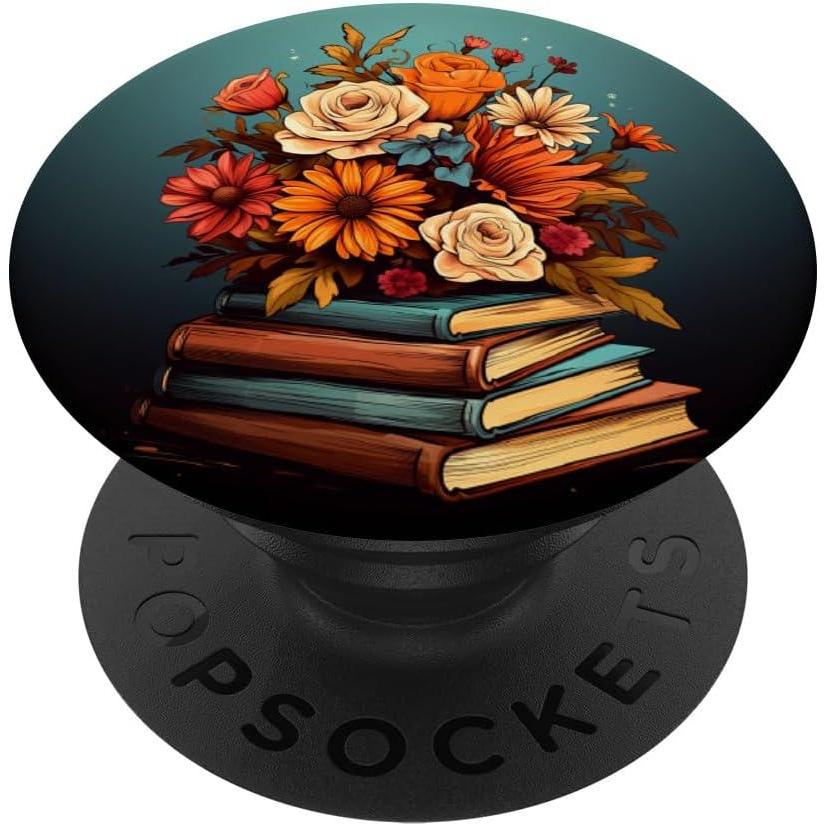 imageBook Lover Libraries Bookworm Reading Literature Librarian PopSockets Adhesive PopGripAdhesive PopGrip