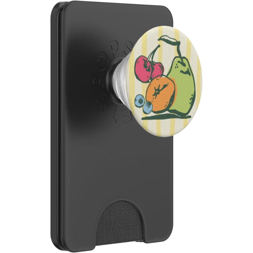 imagePopSockets Phone Grip Fruit Design Fruit Salad PopSockets PopGrip for MagSafeMagnetic PopWallet