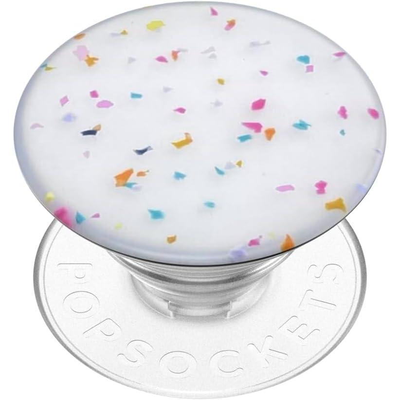 imagePopSockets Phone Grip for MagSafe with Kickstand Magnetic Stand Swappable Top Secure Hold for iPhone MagSafe Cases Phone ampamp Tablet Grip  Clay SpeckleWhite PopOut