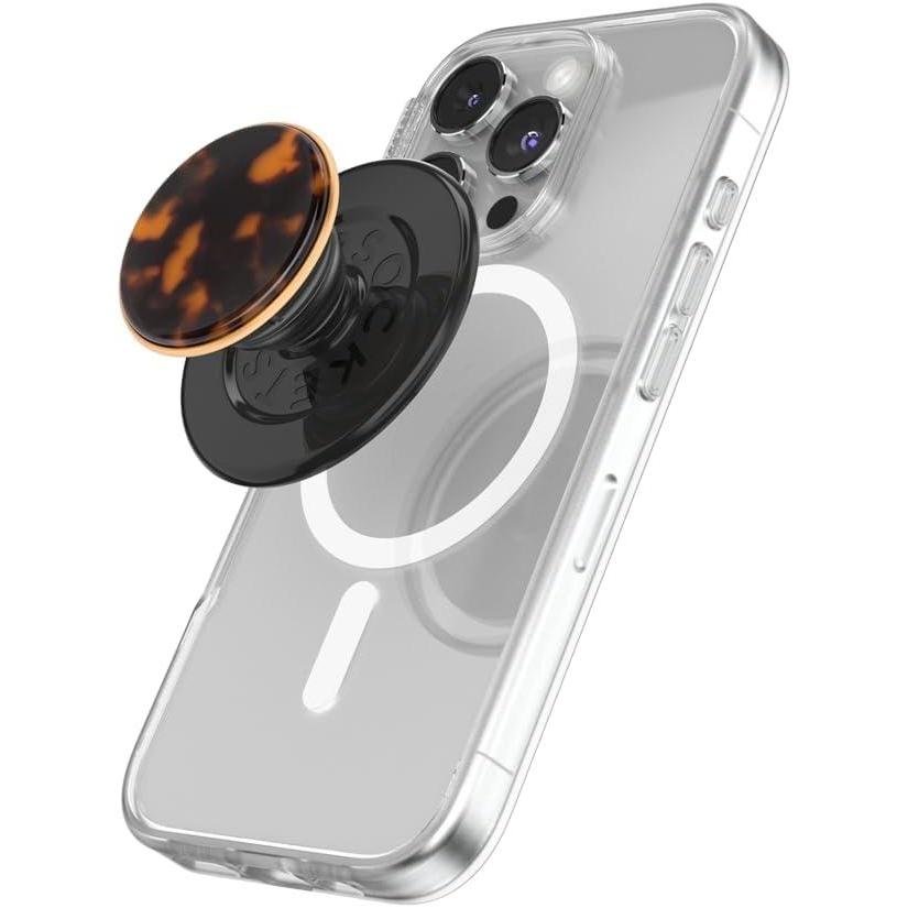 imagePopSockets Phone Grip for MagSafe with Kickstand Magnetic Stand Swappable Top Secure Hold for iPhone MagSafe Cases Phone ampamp Tablet Grip Koi PondTortoise