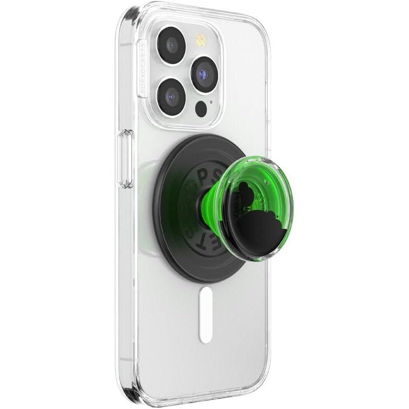 imagePopSockets Phone Grip for MagSafe with Kickstand Magnetic Stand Swappable Top Secure Hold for iPhone MagSafe Cases Phone ampamp Tablet Grip  Tidepool Lava Lamp AbsintheLava Lamp Green