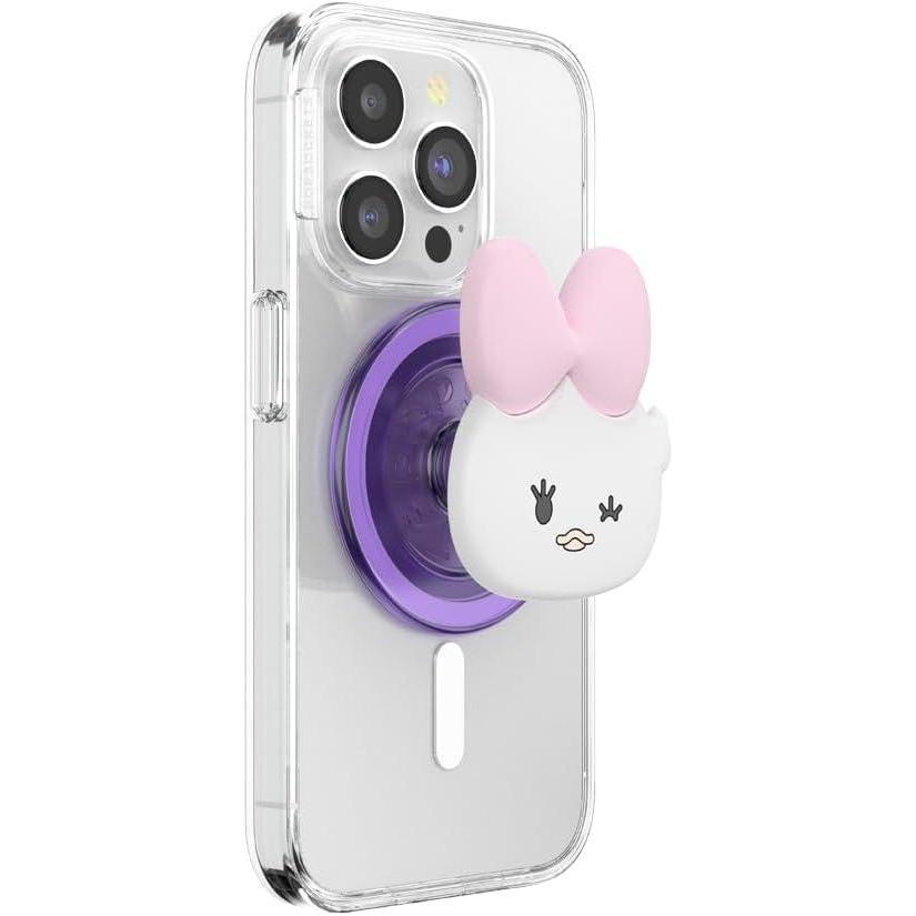 imagePopSockets Phone Grip for MagSafe with Kickstand Magnetic Stand Swappable Top Secure Hold for iPhone MagSafe Cases Phone ampamp Tablet Grip Disney Enamel Poison AppleKawaii Daisy
