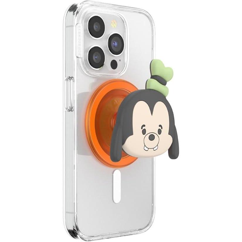 imagePopSockets Phone Grip for MagSafe with Kickstand Magnetic Stand Swappable Top Secure Hold for iPhone MagSafe Cases Phone ampamp Tablet Grip Disney Enamel Poison AppleKawaii Goofy