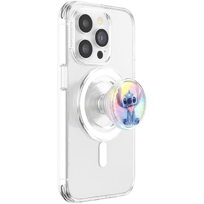 imagePopSockets Phone Grip for MagSafe with Kickstand Magnetic Stand Swappable Top Secure Hold for iPhone MagSafe Cases Phone ampamp Tablet Grip Disney  PopOut Dreamy StitchDreamscape