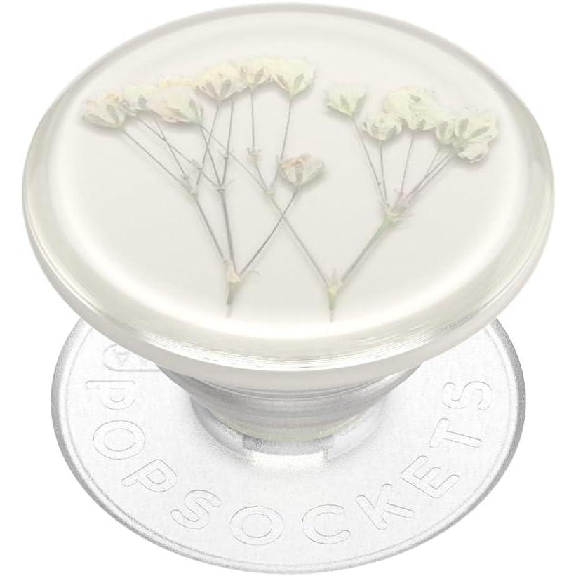 imagePopSockets Phone Grip with Expanding Kickstand Adhesive Grip Cute PopSockets Mod FlowersBabys Breath