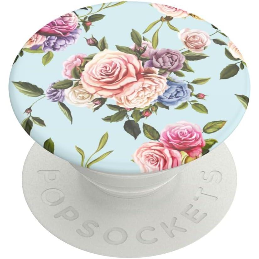 imagePopSockets Phone Grip with Expanding Kickstand Adhesive Grip Cute PopSockets  Mod FlowersRetro Wild Rose