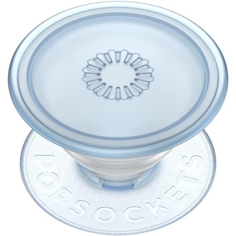 imagePopSockets Phone Grip with Expanding KickstandAdhesive Ice Blue Transluscent