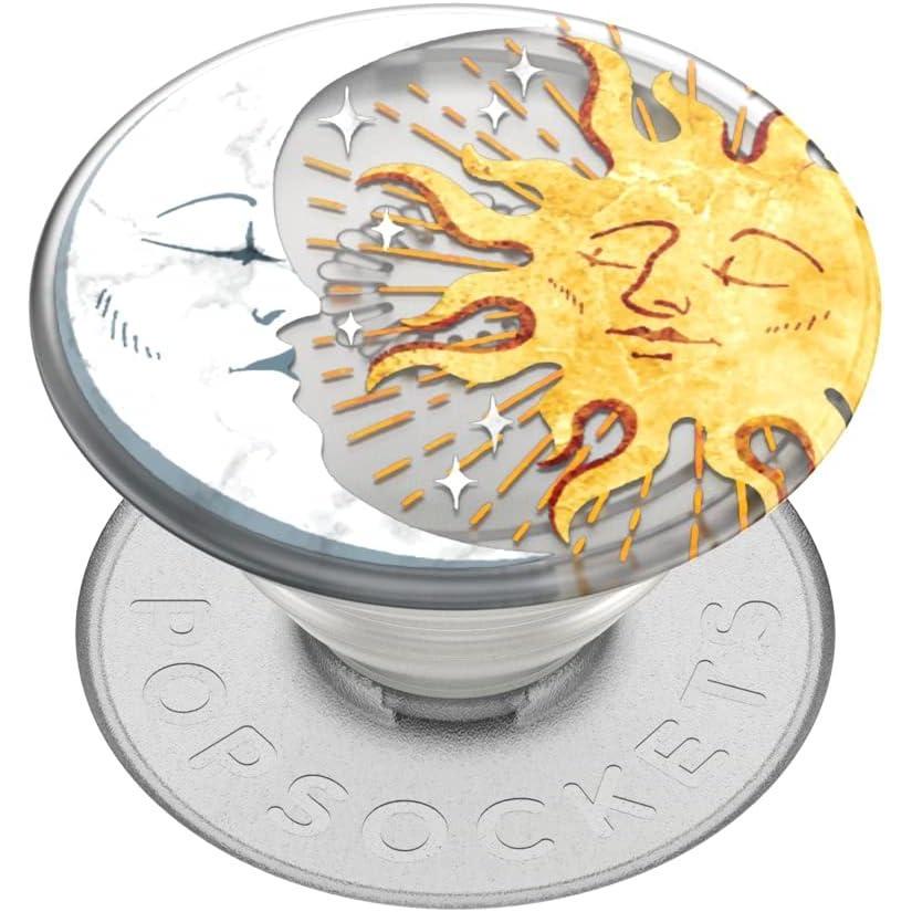 imagePopSockets Phone Grip with Expanding KickstandAdhesive Sun and Moon