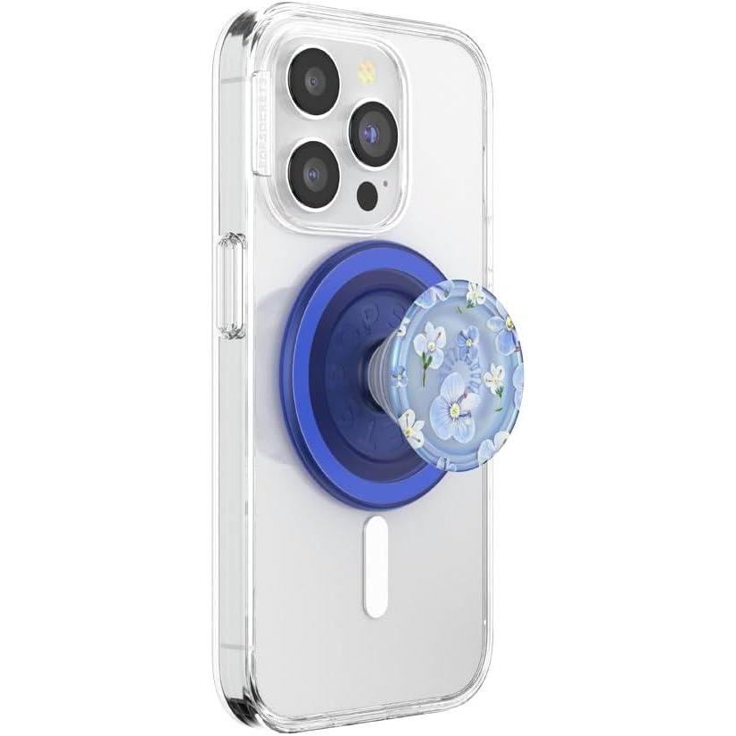 imagePopSockets Phone Grip with Expanding KickstandMagsafe Blue Fields