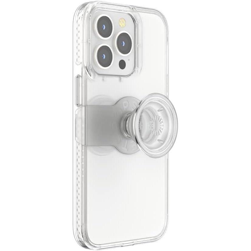 imagePopSockets iPhone 13 Pro Case with Phone Grip and Slide Phone Case for iPhone 13 Pro  Blacksolid