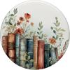 Book Lover Floral Book Theme Flower Girly Wildflower PopSockets PopGrip for MagSafe(Adhesive PopGrip)