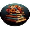 Book Lover Libraries Bookworm Reading Literature Librarian PopSockets Adhesive PopGrip(Adhesive PopGrip)