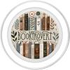 Book Lover Reading Flower Floral Cute Reader Booktrovert PopSockets Adhesive PopGrip(Magnetic PopGrip)