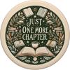 Just One More Chapter Bookish Book Reading Beige PopSockets Adhesive PopGrip(Adhesive PopGrip)