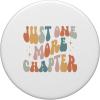 Just One More Chapter vintage lover book reader PopSockets Adhesive PopGrip(Adhesive PopGrip)