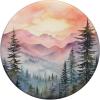 Mountains Wilderness Forest Hiking Pine Tree Nature PopSockets PopGrip for MagSafe(Adhesive PopGrip)